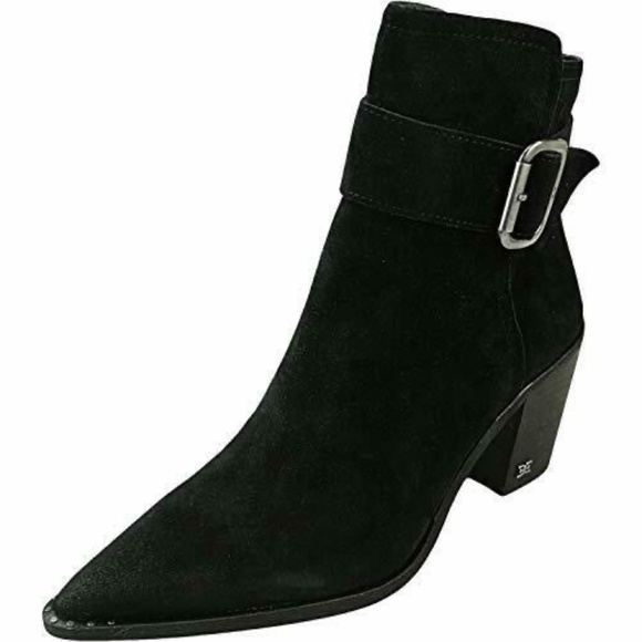 Sam Edelman Shoes - NEW SAM EDELMAN Leonia Buckle Suede Pointed Bootie
